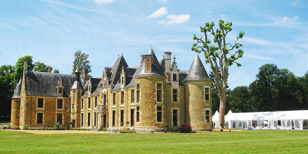 Chateau De Cheronne Bed and Breakfast Tuffé Exteriör bild